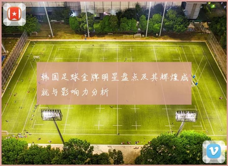 韩国足球金牌明星盘点及其辉煌成就与影响力分析